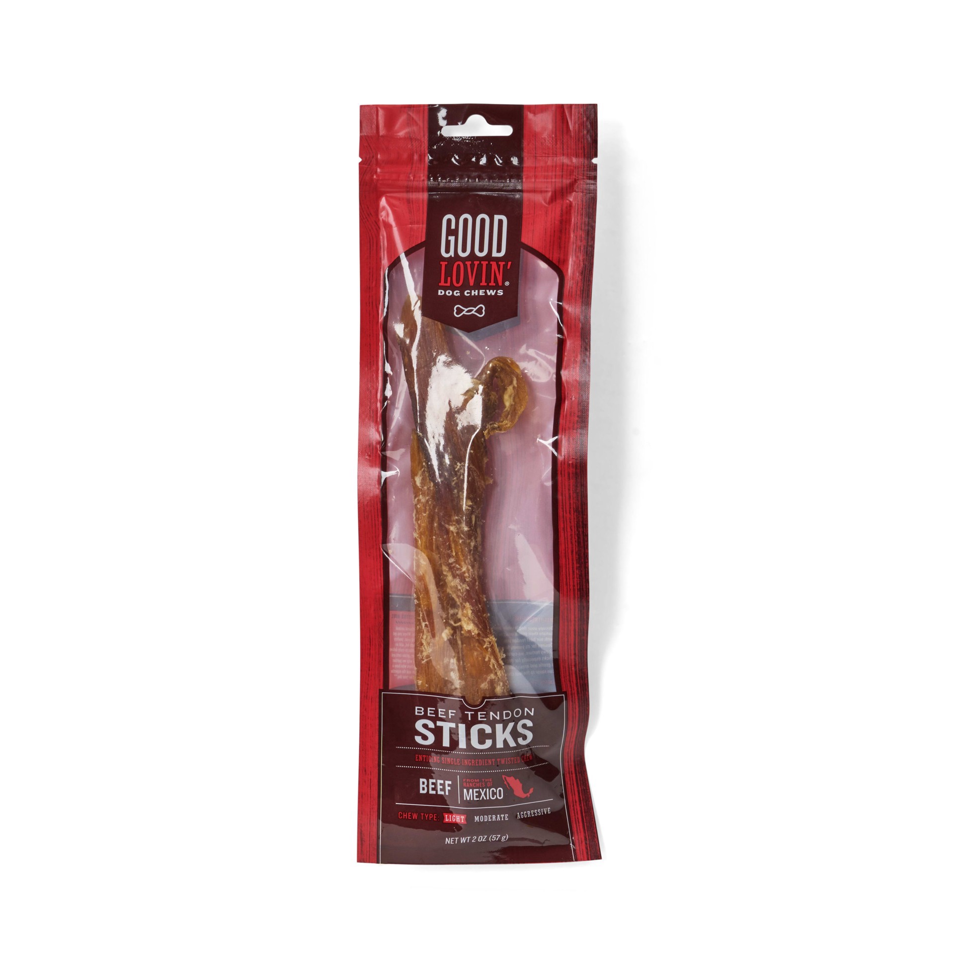 slide 1 of 1, Good Lovin' Beef Tendon Sticks Dog Chews, 2 oz., 1 ct