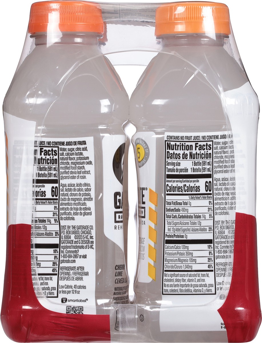 slide 11 of 14, Gatorlyte Electrolyte Beverage Cherry Lime 20 Fl Oz 4 Count, 4 ct