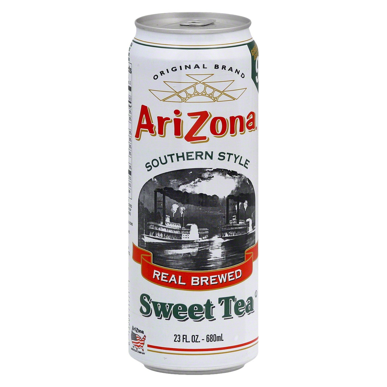 slide 1 of 1, Arizona Southern Style Real Brewed Sweet Tea - 23 fl oz Can, 