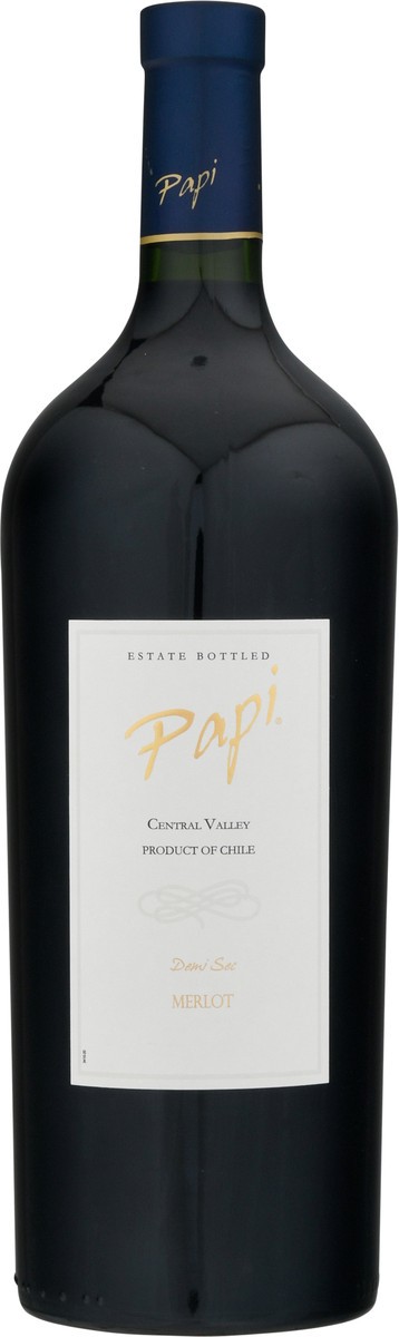 slide 2 of 12, Papi Central Valley Demi Sec Merlot 1.5 l, 1.50 liter