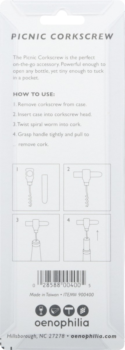 slide 8 of 9, Oenophilia Wine Picnic Corkscrew 2 1 ea, 1 ct