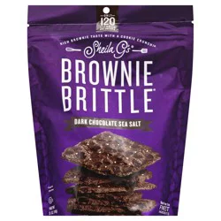 Sheila G's Dark Chocolate Sea Salt Brownie Brittle 5 oz