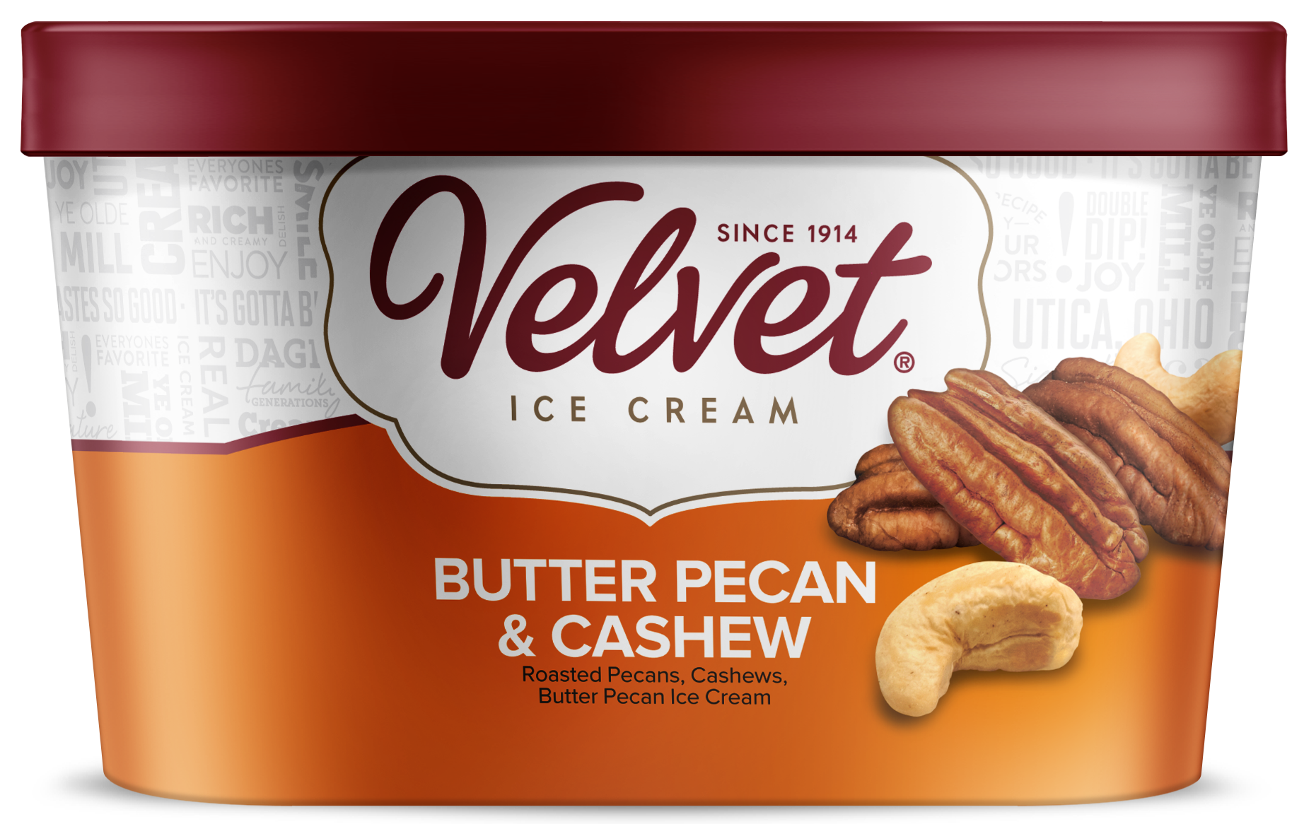slide 1 of 1, Velvet Butter Pecan Cashe, 48 oz