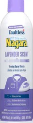 Faultless Niagara Lavender Scent Ironing Spray Starch 20 oz