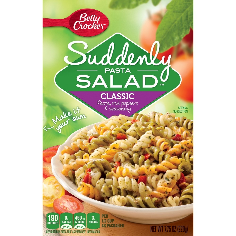 slide 3 of 3, Suddenly Salad Betty Crocker Suddenly Pasta Salad, Classic, 7.75 oz., 7.75 oz