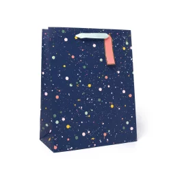 Medium Dotted Gift Bag Blue - Spritz