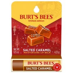 Burt's Bees Holiday Limited Edition Stocking Stuffer Moisturizing Lip Balm - Salted Caramel - 0.15oz