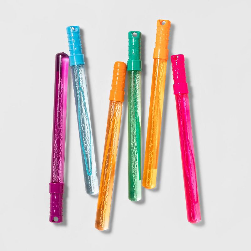slide 2 of 6, 6pk 4oz Bubble Wands - Sun Squad™: Easter Basket Stuffers for Kids, 6 ct; 4 oz