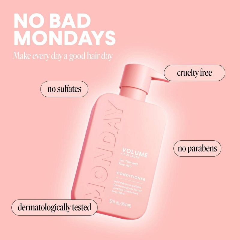 slide 7 of 11, MONDAY Volume Conditioner - 12 fl oz, 12 fl oz