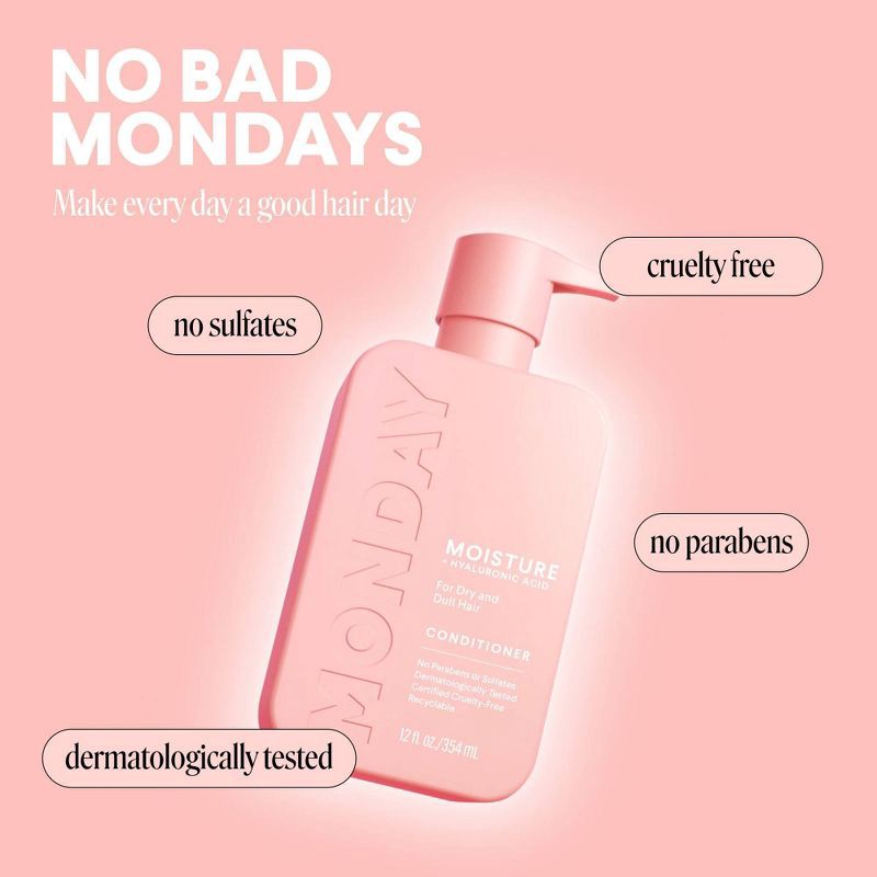slide 7 of 11, MONDAY Moisture Conditioner - 12 fl oz, 12 fl oz