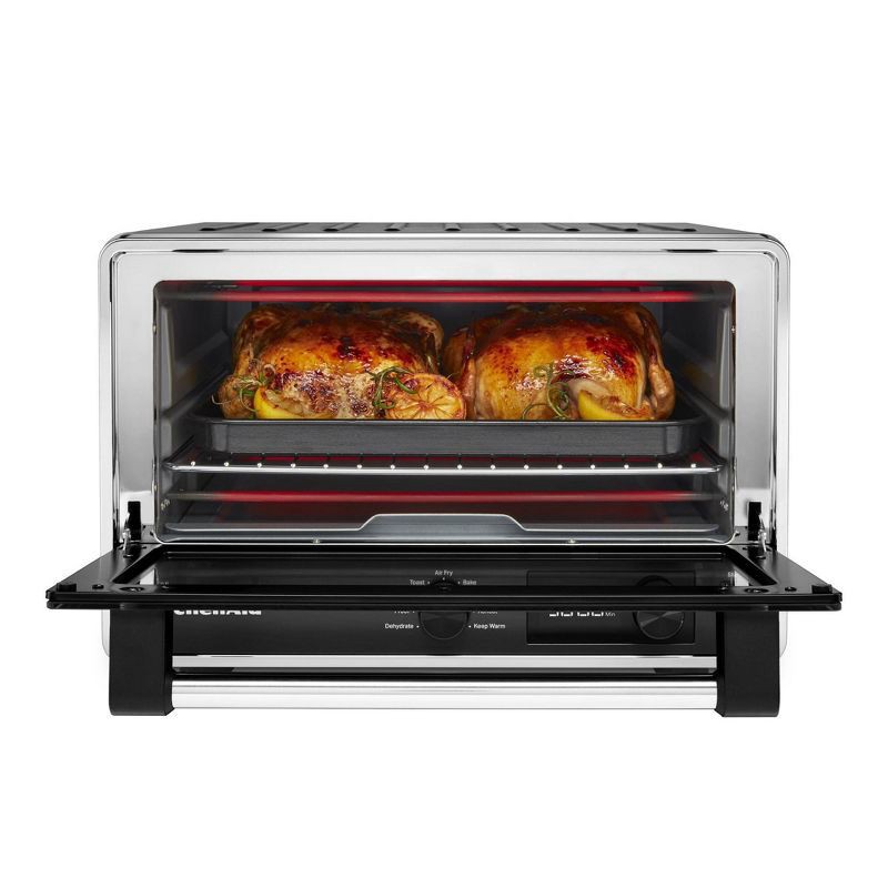 slide 3 of 9, KitchenAid Digital Countertop Oven with Air Fry - KCO124BM, 1 ct