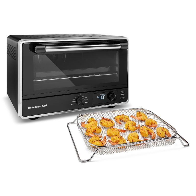 slide 1 of 9, KitchenAid Digital Countertop Oven with Air Fry - KCO124BM, 1 ct