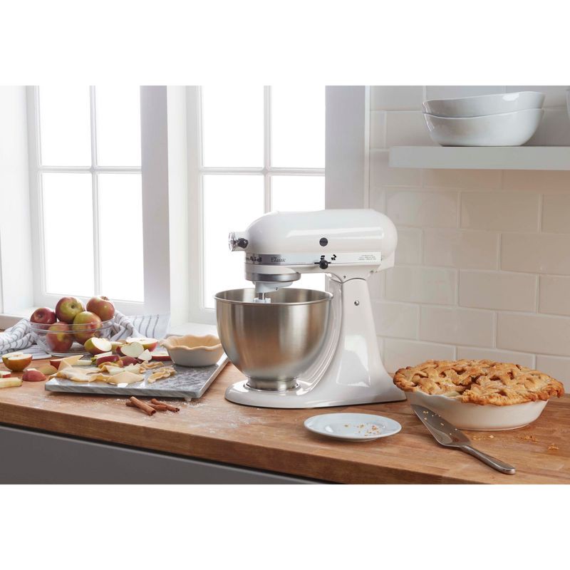 slide 6 of 6, KitchenAid Classic 4.5qt Stand Mixer - White, 4.5 qt