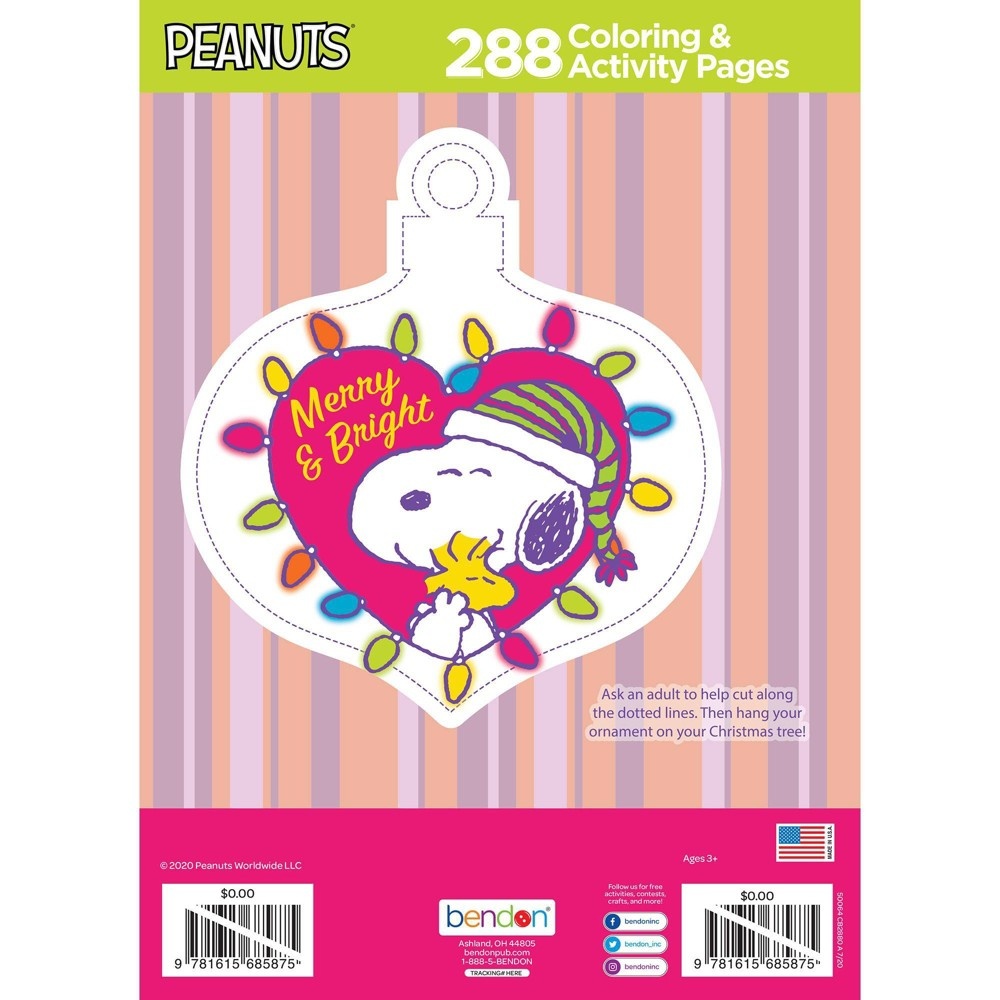 slide 2 of 3, Bendon Peanuts Coloring Book, 1 ct