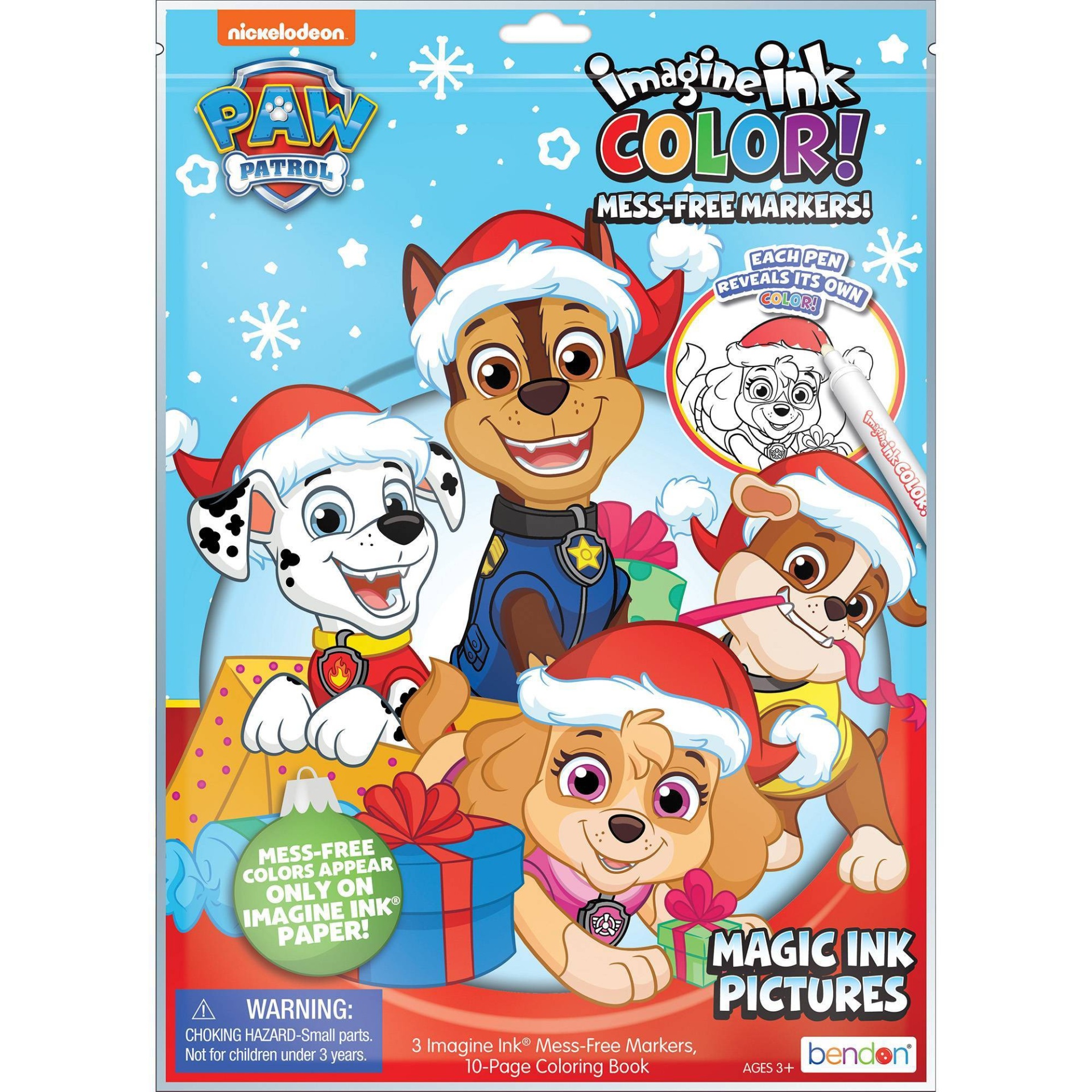 slide 1 of 3, Bendon PAW Patrol Imagine Ink Color Playpack, 1 ct