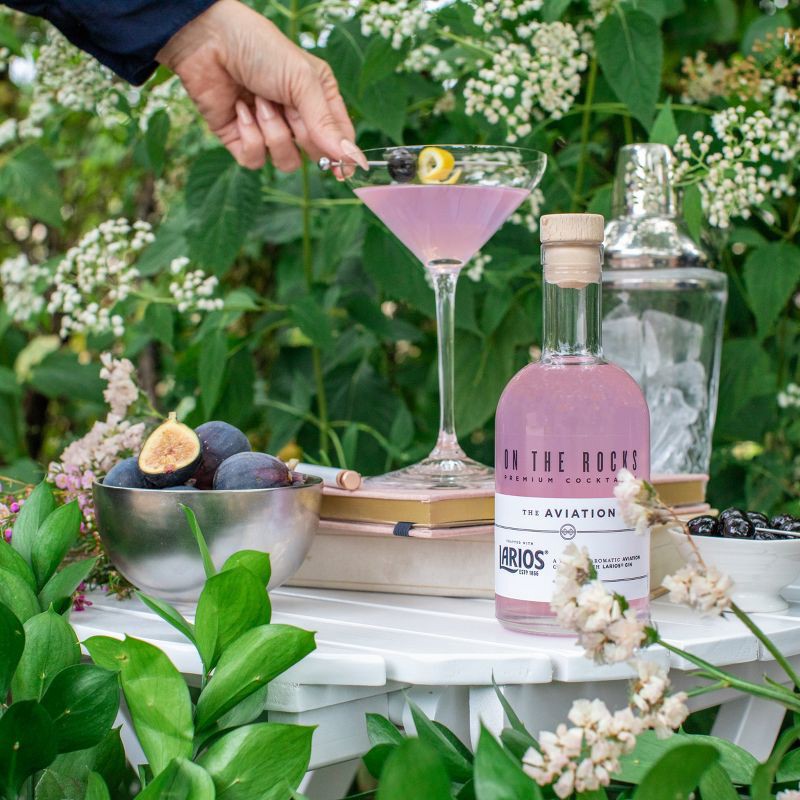 slide 2 of 6, On The Rocks Premium Cocktails On The Rocks OTR The Aviation Dry Gin Cocktail - 375ml Bottle, 375 ml