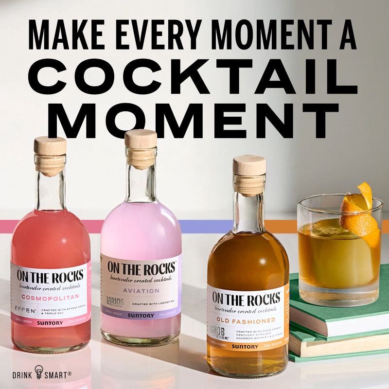 slide 5 of 6, On The Rocks Premium Cocktails On The Rocks OTR The Aviation Dry Gin Cocktail - 375ml Bottle, 375 ml