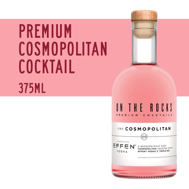 slide 3 of 7, On The Rocks Premium Cocktails On The Rocks OTR The Cosmopolitan Vodka Cocktail - 375ml Bottle, 375 ml