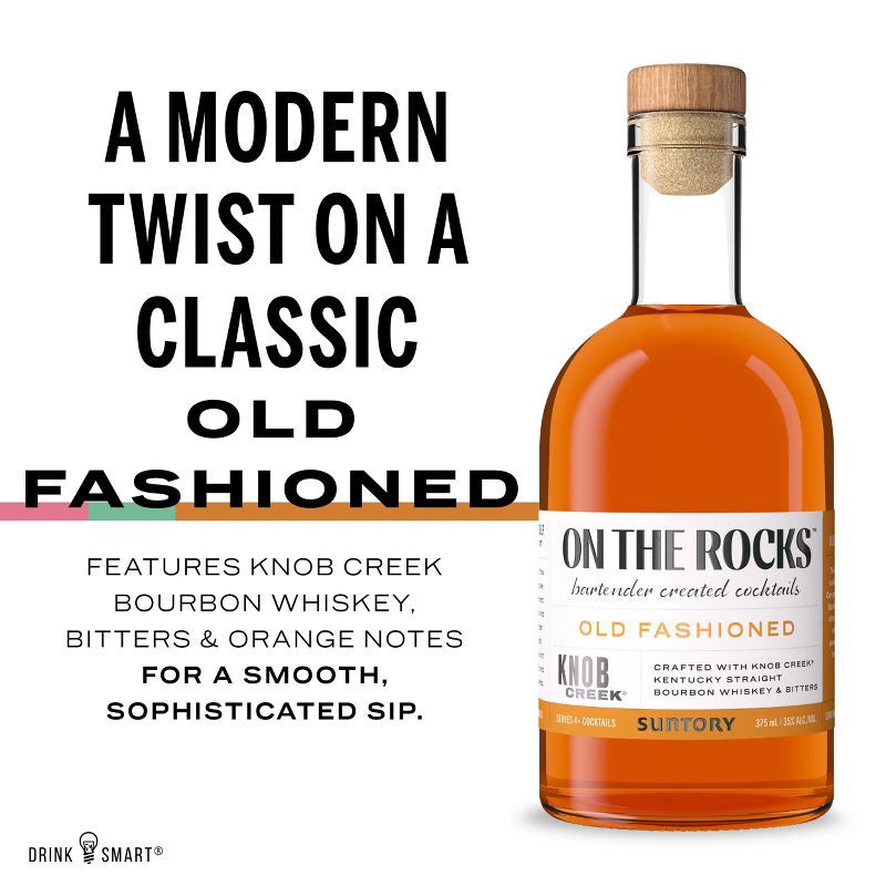 slide 3 of 6, On The Rocks Premium Cocktails On The Rocks OTR The Old Fashioned Whiskey Cocktail - 375ml Bottle, 375 ml