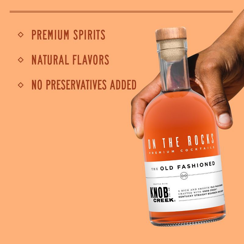 slide 4 of 7, On The Rocks Premium Cocktails On The Rocks OTR The Old Fashioned Whiskey Cocktail - 375ml Bottle, 375 ml