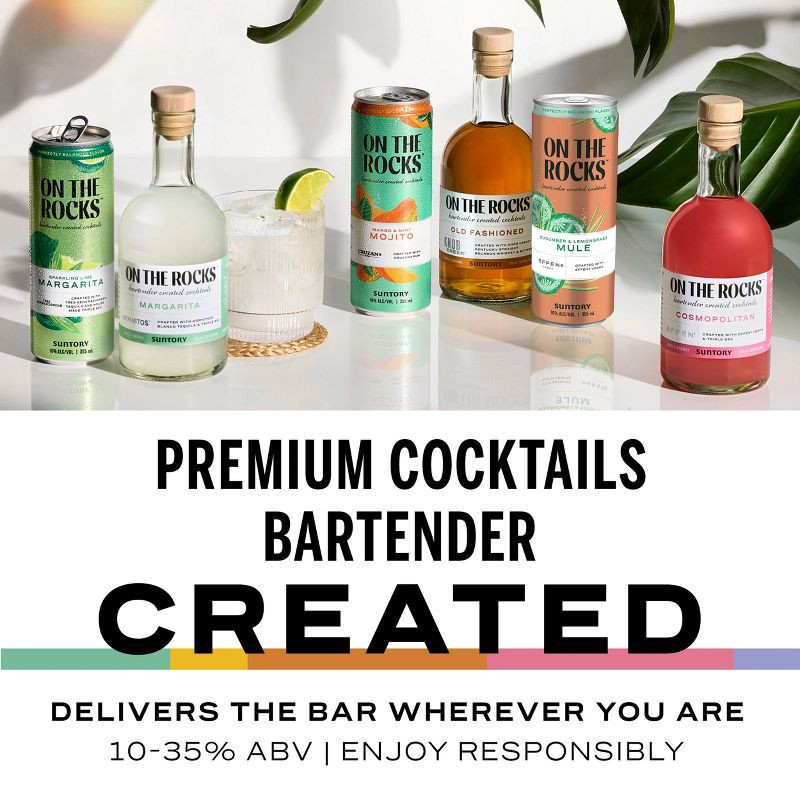 slide 6 of 6, On The Rocks Premium Cocktails On The Rocks OTR The Old Fashioned Whiskey Cocktail - 375ml Bottle, 375 ml