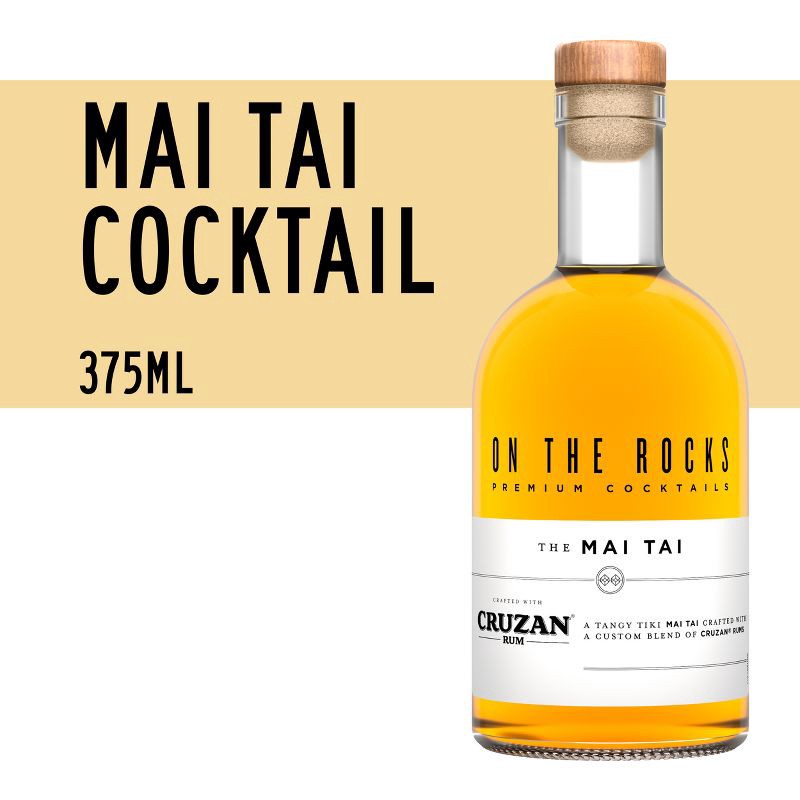 slide 2 of 6, On The Rocks Premium Cocktails On The Rocks OTR The Mai Tai Rum Cocktail - 375ml Bottle, 375 ml