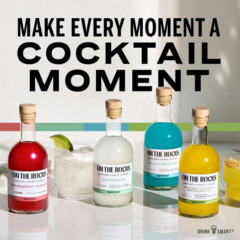 slide 4 of 6, On The Rocks Premium Cocktails On The Rocks OTR The Jalapeno Pineapple Margarita Tequila Cocktail - 375ml Bottle, 375 ml