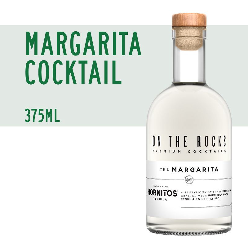 slide 3 of 7, On The Rocks Premium Cocktails On The Rocks OTR The Margarita Tequila Cocktail - 375ml Bottle, 375 ml