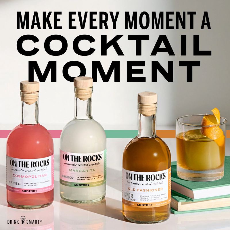 slide 5 of 6, On The Rocks Premium Cocktails On The Rocks OTR The Margarita Tequila Cocktail - 375ml Bottle, 375 ml