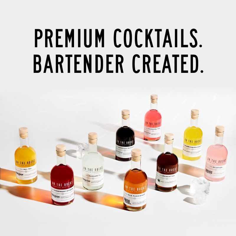 slide 7 of 7, On The Rocks Premium Cocktails On The Rocks OTR The Margarita Tequila Cocktail - 375ml Bottle, 375 ml