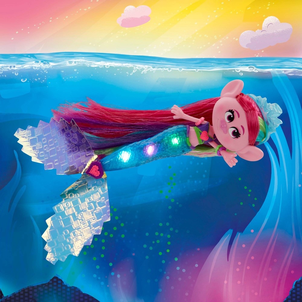 slide 8 of 8, DreamWorks Trolls TrollsTopia Techno Mermaid Poppy, 1 ct