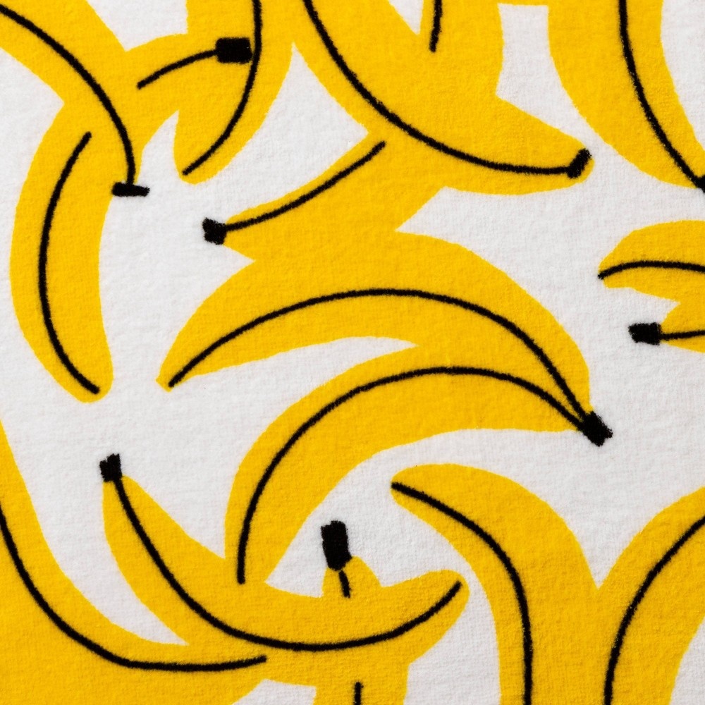 slide 3 of 3, Banana Beach Towel Yellow - Sun Squad, 1 ct