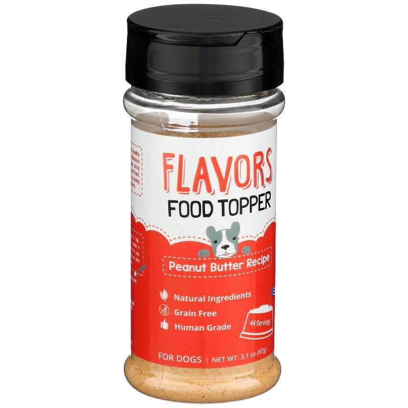 slide 3 of 6, Flavors Food Topper Peanut Butter Dog Treats - 3.1oz, 3.1 oz