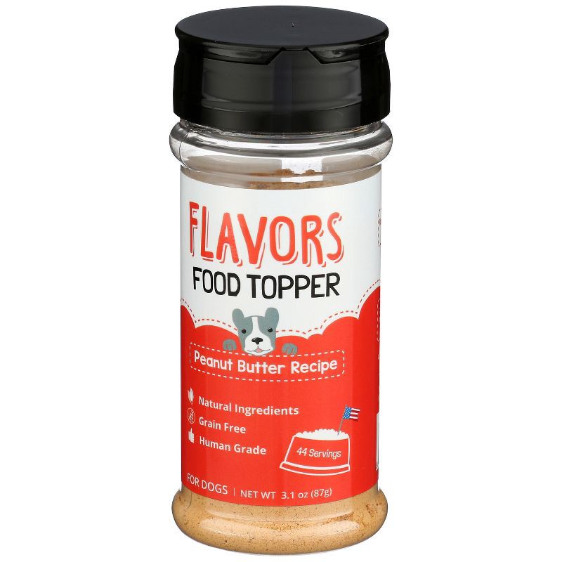 slide 4 of 6, Flavors Food Topper Peanut Butter Dog Treats - 3.1oz, 3.1 oz