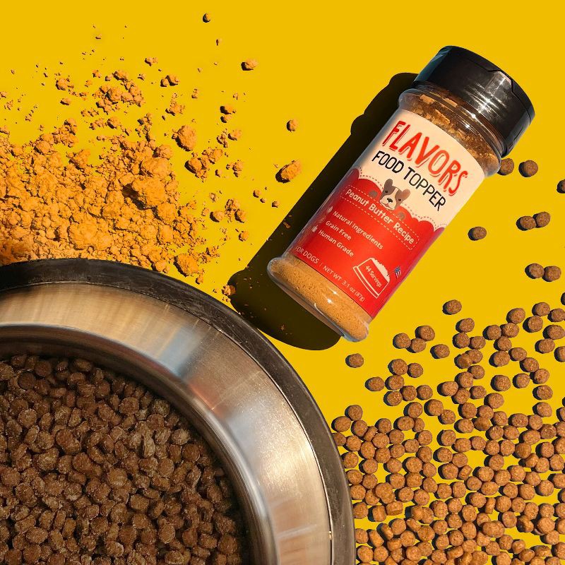 slide 5 of 6, Flavors Food Topper Peanut Butter Dog Treats - 3.1oz, 3.1 oz
