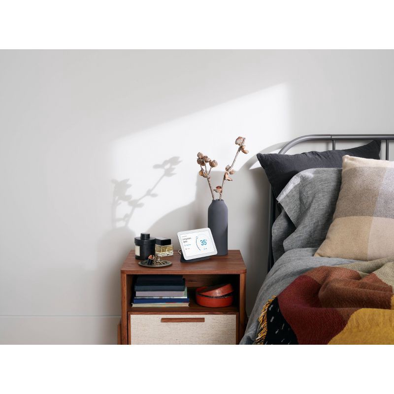 slide 4 of 9, Google Nest Hub (2nd Gen) Smart Display - Charcoal: 7" LED Voice-Control, Bluetooth, 1 ct