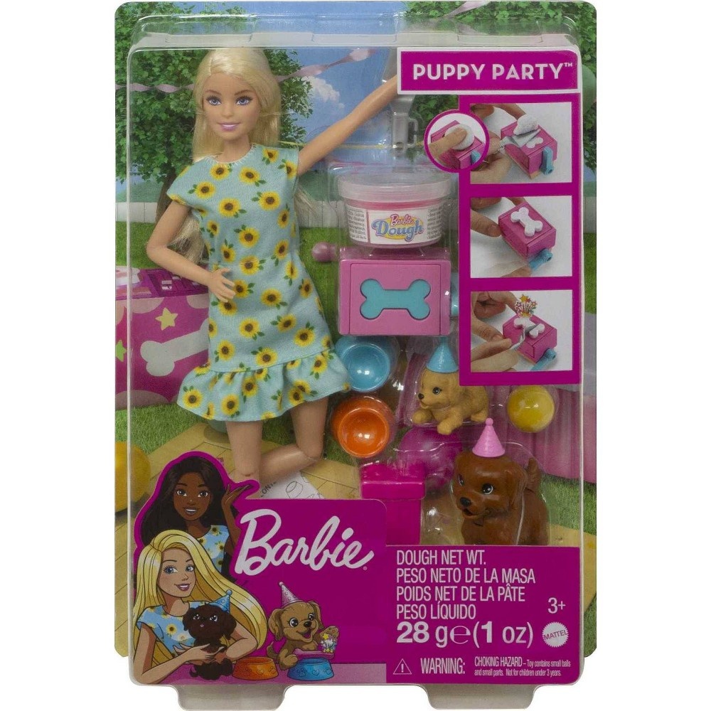 slide 6 of 6, Barbie Puppy Party Doll and Playset, 1 ct