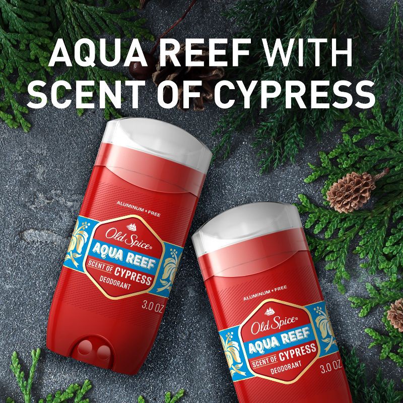 slide 8 of 10, Old Spice Deodorant Aqua Reef Twin Pack - 3oz/2pk, 2 ct; 3 oz