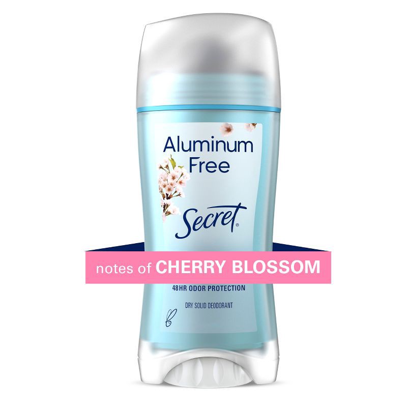 slide 2 of 12, Secret Aluminum-Free Deodorant for Women - Cherry Blossom - 2.4oz, 2.4 oz