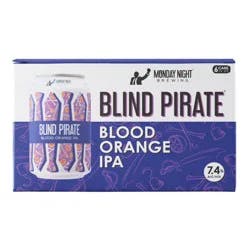 Monday Night Brewing Monday Night Blind Pirate Blood Orange IPA Beer - 6pk/12 fl oz Cans