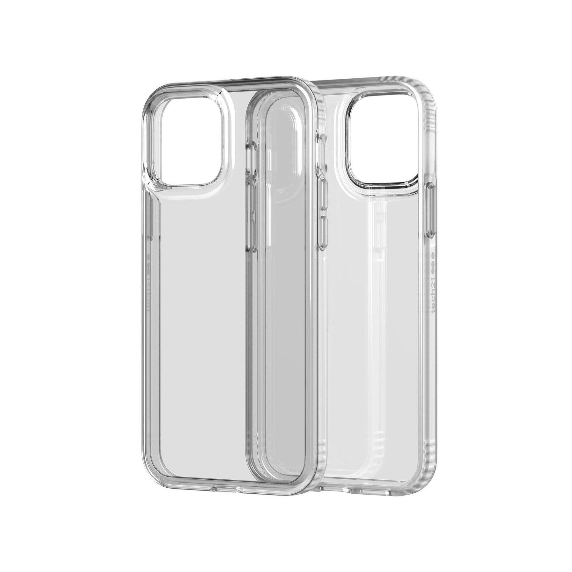 tech21 evo clear case for iphone 12 12 pro clear