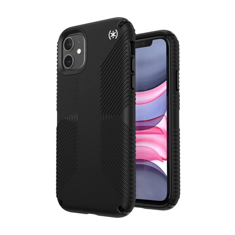 slide 7 of 8, Speck Apple iPhone 11/iPhone XR Presidio Grip Case - Black, 1 ct