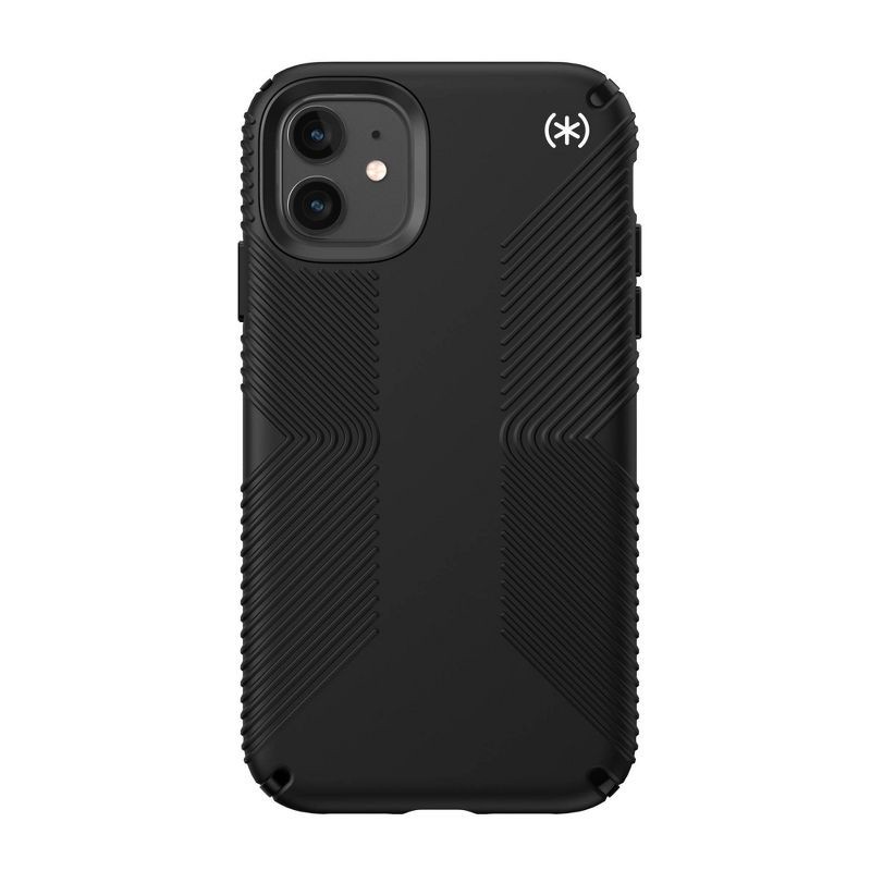 slide 1 of 8, Speck Apple iPhone 11/iPhone XR Presidio Grip Case - Black, 1 ct