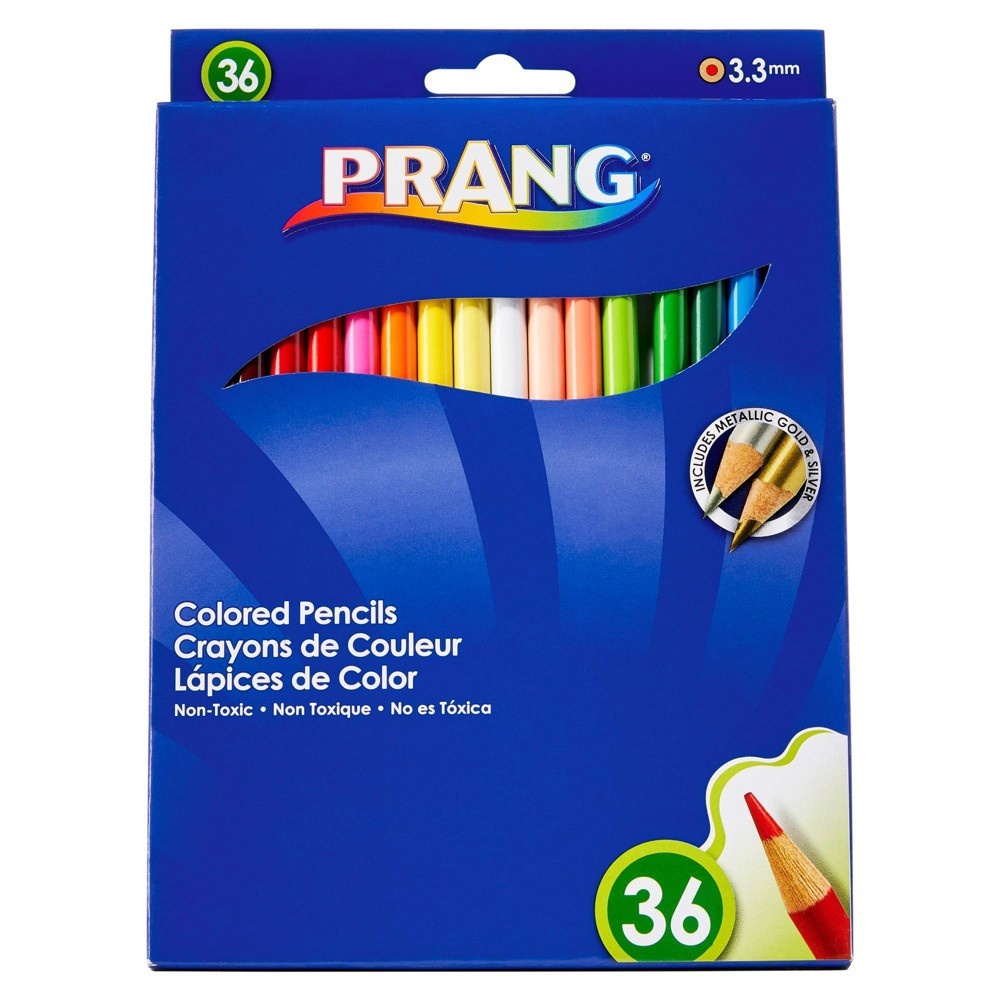 slide 2 of 4, Colored Pencils - PRANG, 36 ct