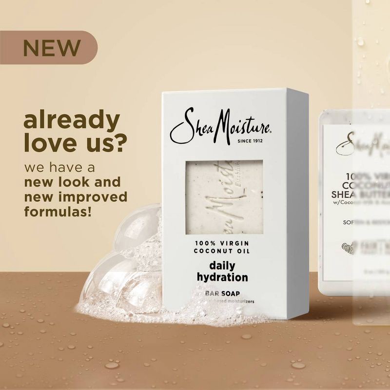 slide 7 of 10, SheaMoisture 100% Virgin Coconut Oil Bar Soap - 8oz, 8 oz