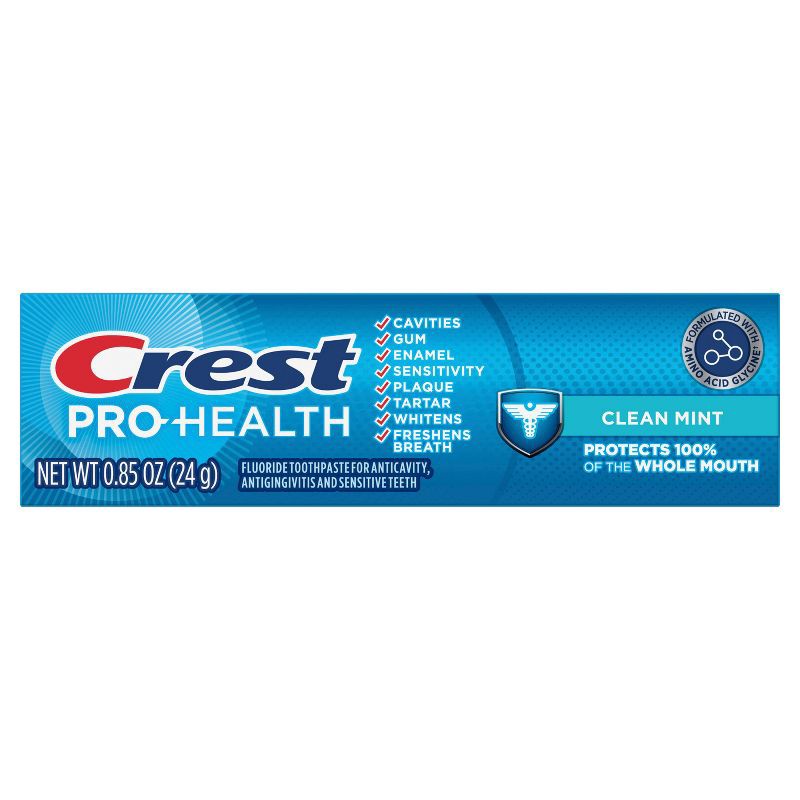 slide 1 of 1, Crest Pro-Health Smooth Formula Clean Toothpaste - Mint - Trial Size - 0.85oz, 0.85 oz