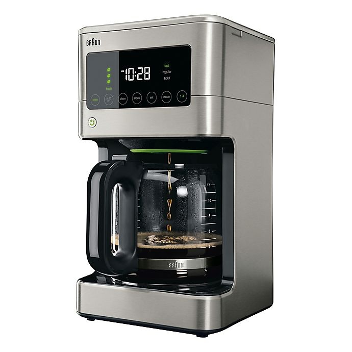 slide 3 of 4, Braun Brewsense Touch Screen 12-Cup Coffee Maker - Stainless Steel, 1 ct