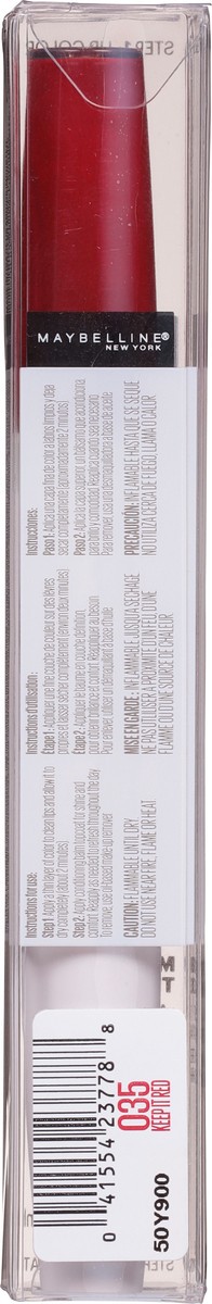 slide 8 of 13, Super Stay 035 Keep It Red 24 Color Lip Color/Balm Topcoat 1 Set, 1 ct