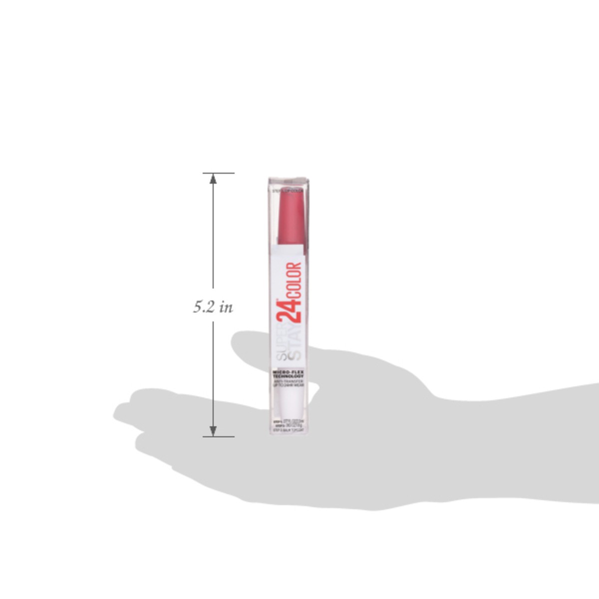slide 10 of 13, Super Stay 035 Keep It Red 24 Color Lip Color/Balm Topcoat 1 Set, 1 ct
