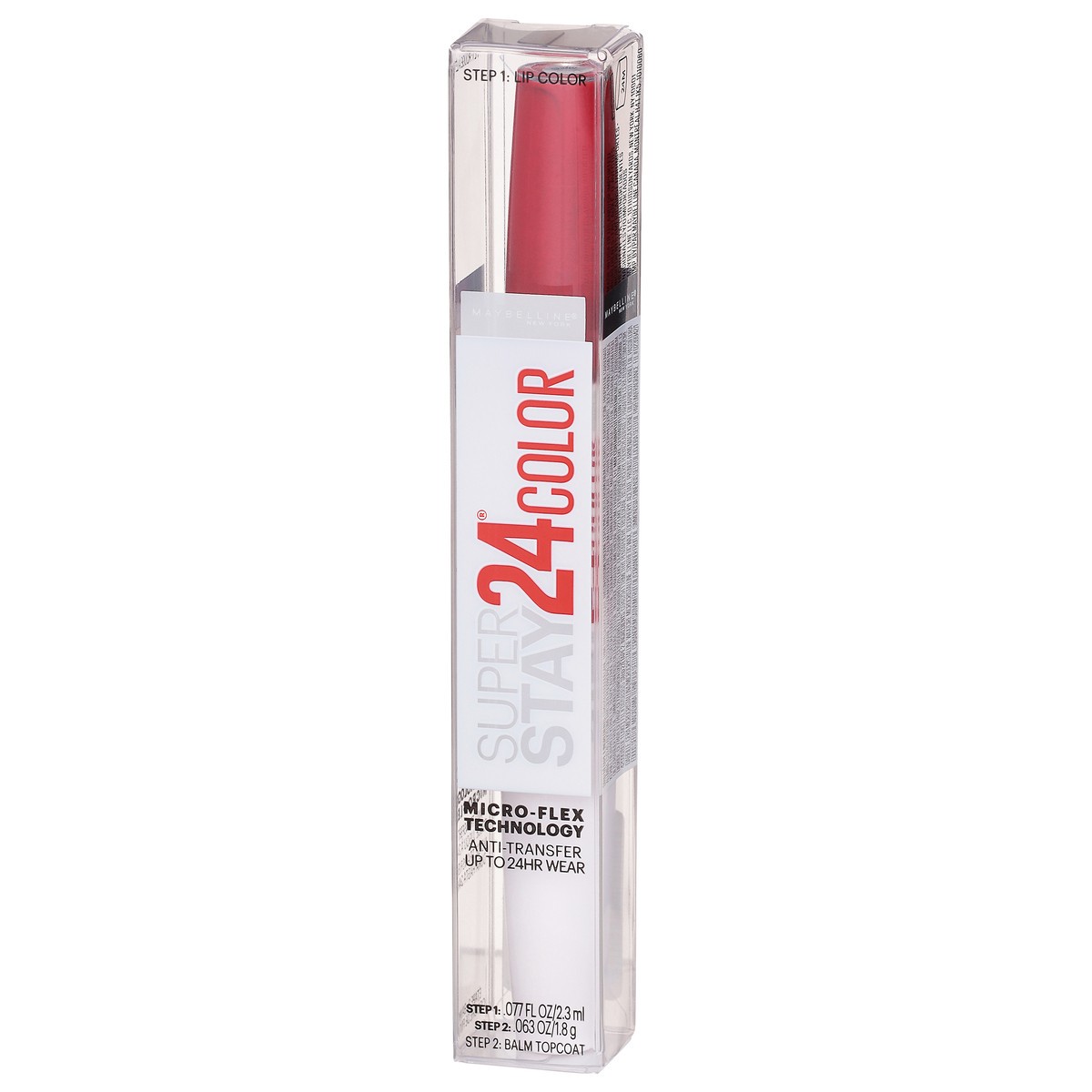slide 4 of 13, Super Stay 035 Keep It Red 24 Color Lip Color/Balm Topcoat 1 Set, 1 ct